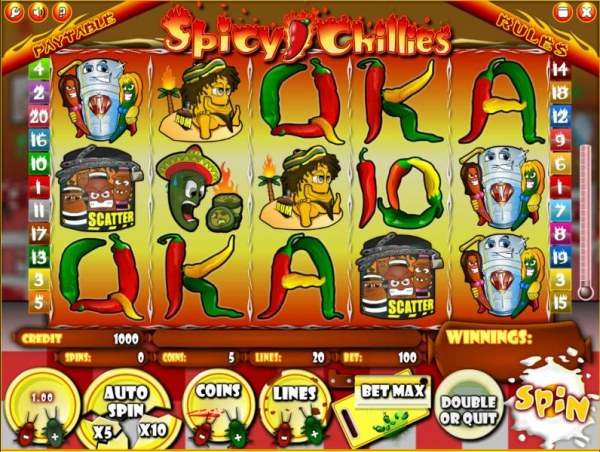 Casino Codes image of Spicy Chillies