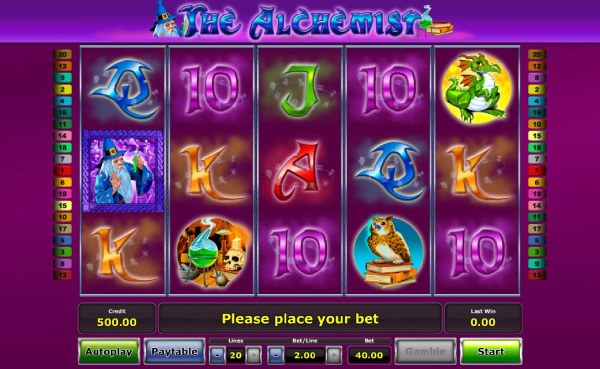 Casino Codes image of The Alchemist