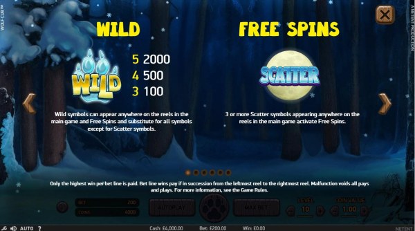 Casino Codes image of Wolf Cub