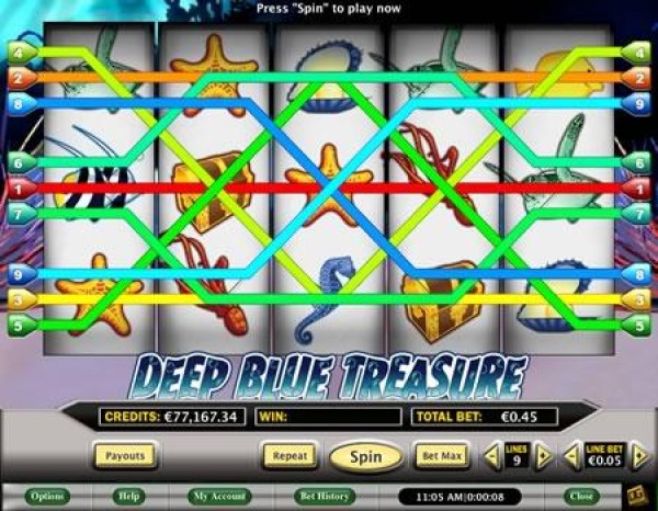 Deep Blue Treasure by Casino Codes