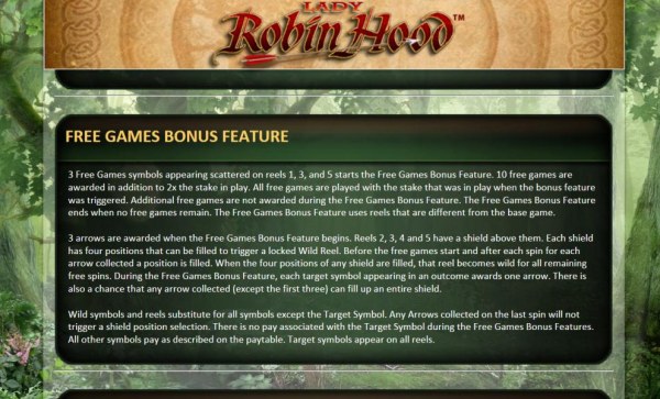 Casino Codes image of Lady Robin Hood