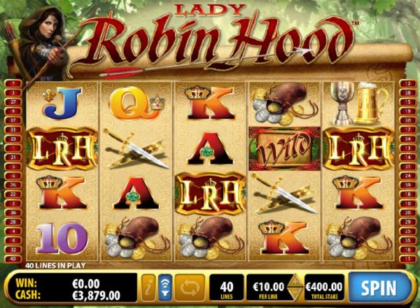 Casino Codes image of Lady Robin Hood