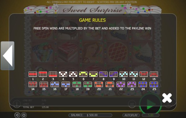 Paylines 1-25 by Casino Codes