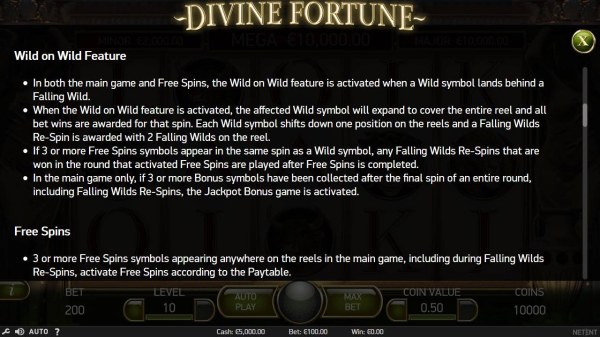 Wild on Wild Feature Rules by Casino Codes