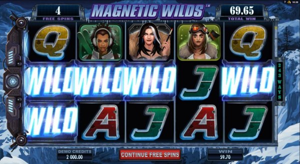 Magnetic wilds free spins bonus feature game board - Casino Codes