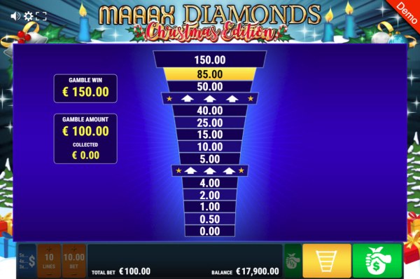 Casino Codes image of Maaax Diamonds Christmas Edition