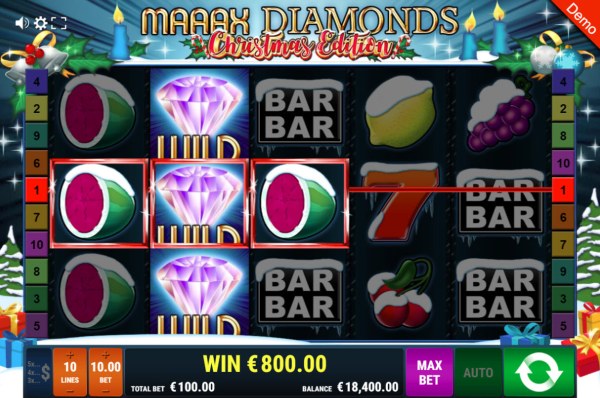 Maaax Diamonds Christmas Edition screenshot