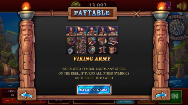 Viking Warrior by Casino Codes