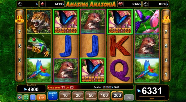 Amazing Amazonia by Casino Codes