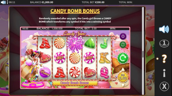 Candy Bomb Bonus - Casino Codes