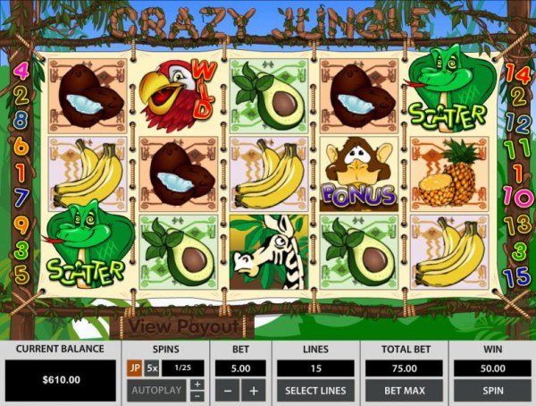 Landing snake scatter symbols on reels 1 and 5 awards 5 free spins. - Casino Codes