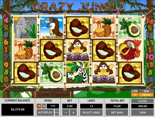 Crazy Jungle by Casino Codes