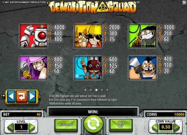 Casino Codes image of Demolition Squad