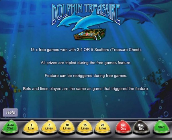 Casino Codes image of Dolphin Treasure
