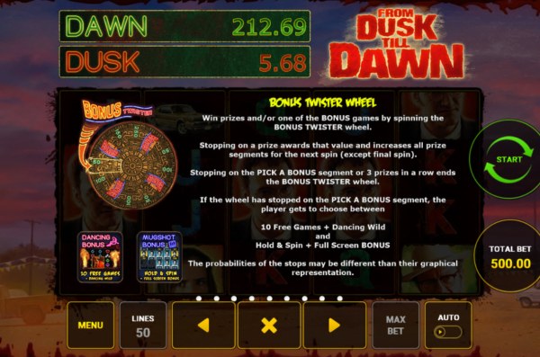 From Dusk Till Dawn by Casino Codes