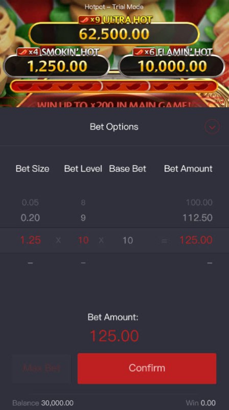 Casino Codes - Betting Options