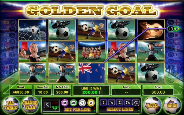 Casino Codes image of Golden Goal