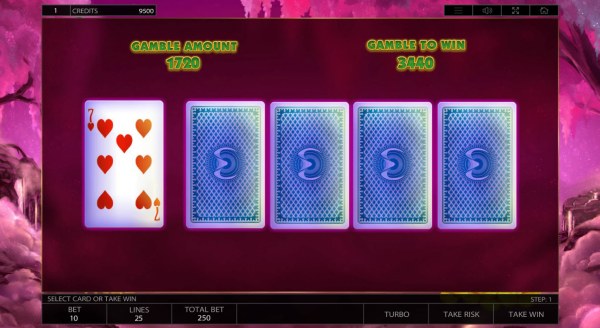 Gamble Feature Game Board - Casino Codes