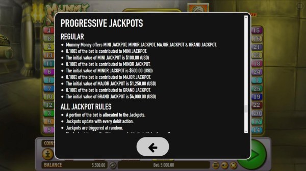 Progressive Jackpots Rules - Casino Codes