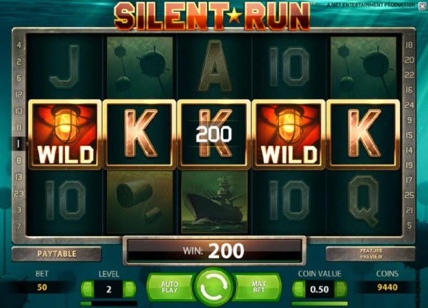 Casino Codes - five of a kind triggers a 200 coin payout