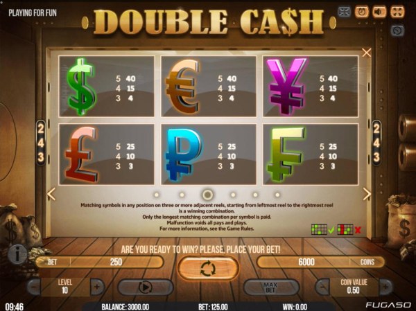 Casino Codes image of Double Cash