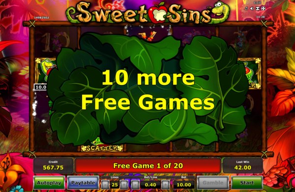 Casino Codes - 10 more free games awarded