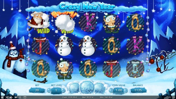 Santa gets hit with a snowball by Casino Codes
