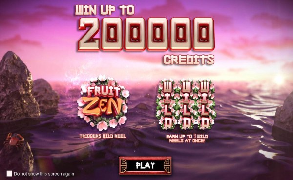 Casino Codes - Win Up To 200000 credits! Fruit Zen game logo triggers wild reel. Earn up to 3 wild reels at once!