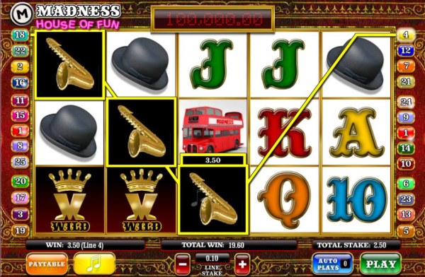 Casino Codes - here is a typical jackpot win with this game