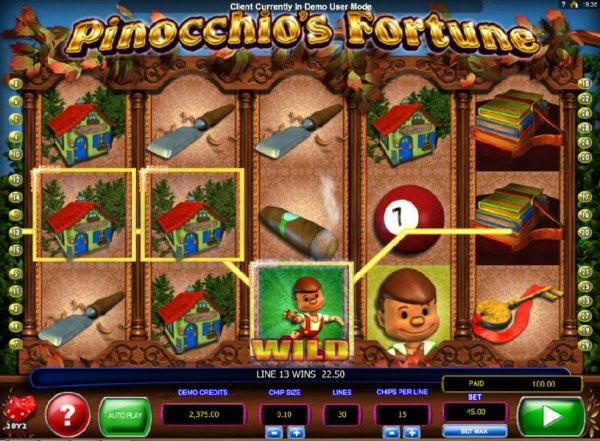 Casino Codes image of Pinocchio's Fortune