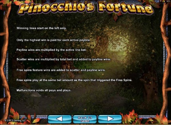 Images of Pinocchio's Fortune