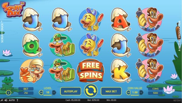 Casino Codes image of Scruffy Duck