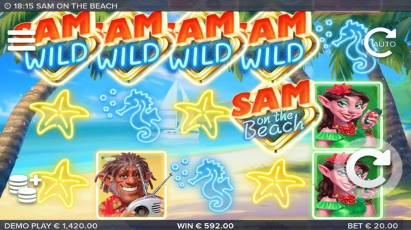 Sam on the Beach by Casino Codes