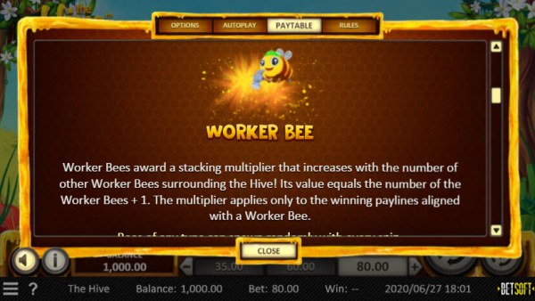 Casino Codes - Worker Bee