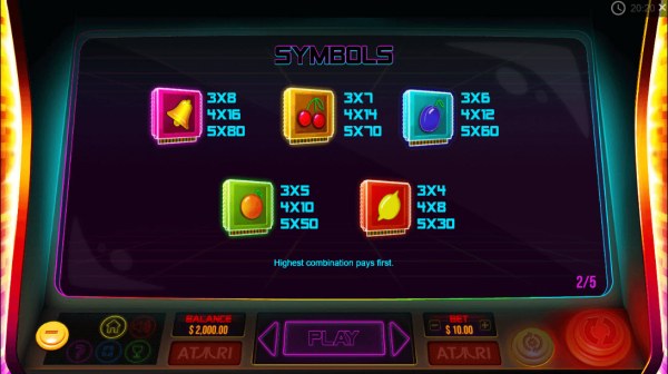 Casino Codes image of Atari Pong